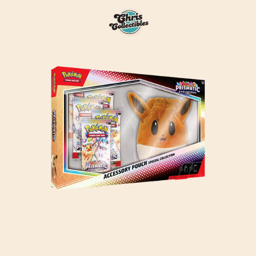 Pokémon Trading Card Game: Scarlet & Violet—Prismatic Evolutions Accessory Pouch Special Collection